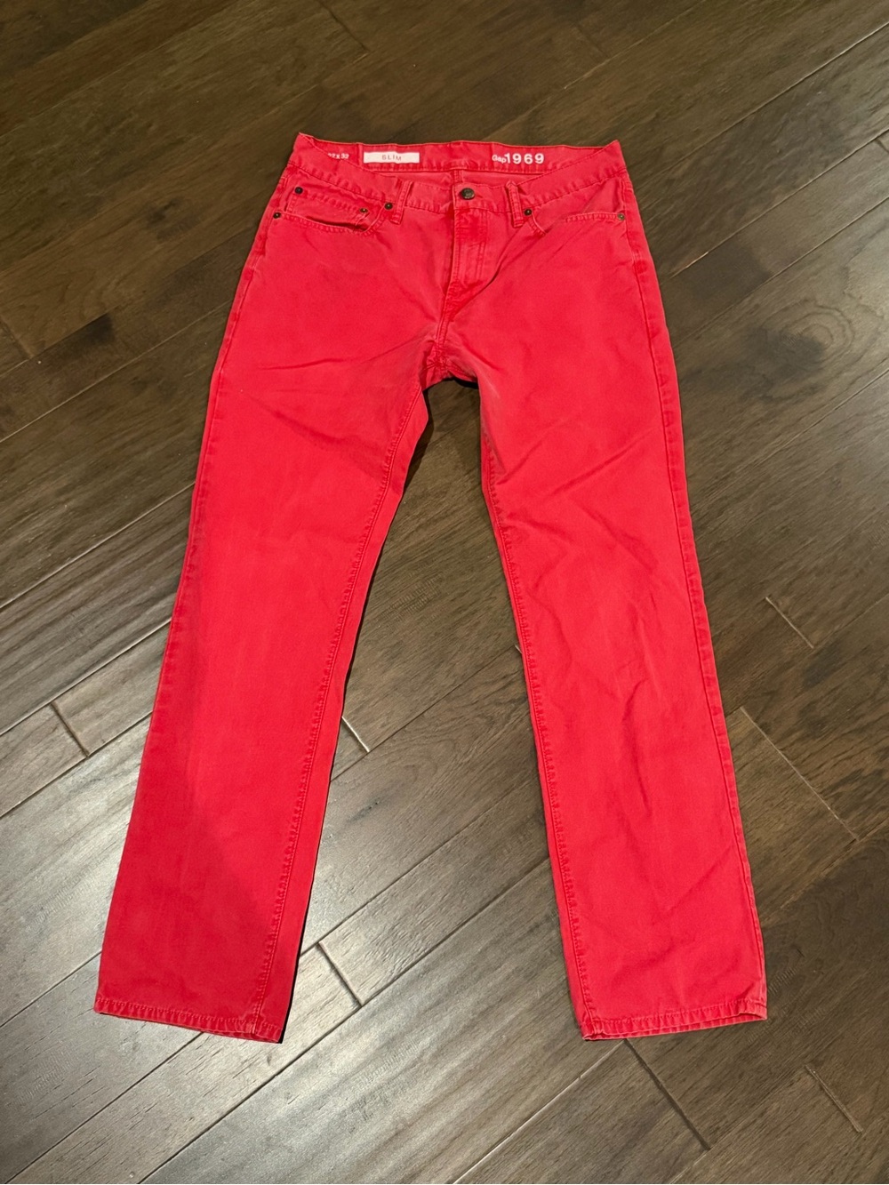 Gap 1969 Slim Fit Red Jeans 32 x 32 Women’s